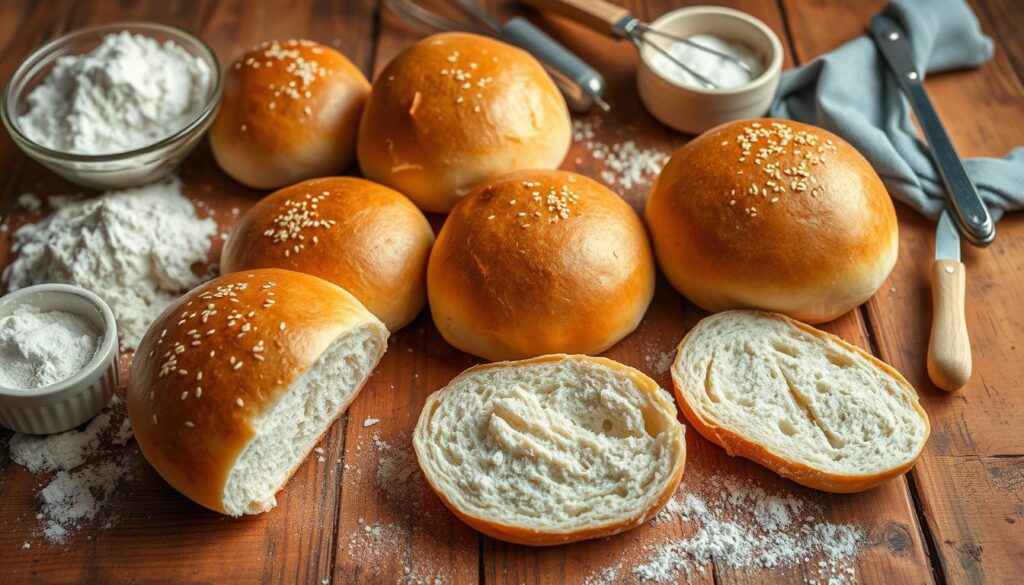 sourdough hamburger buns recipe